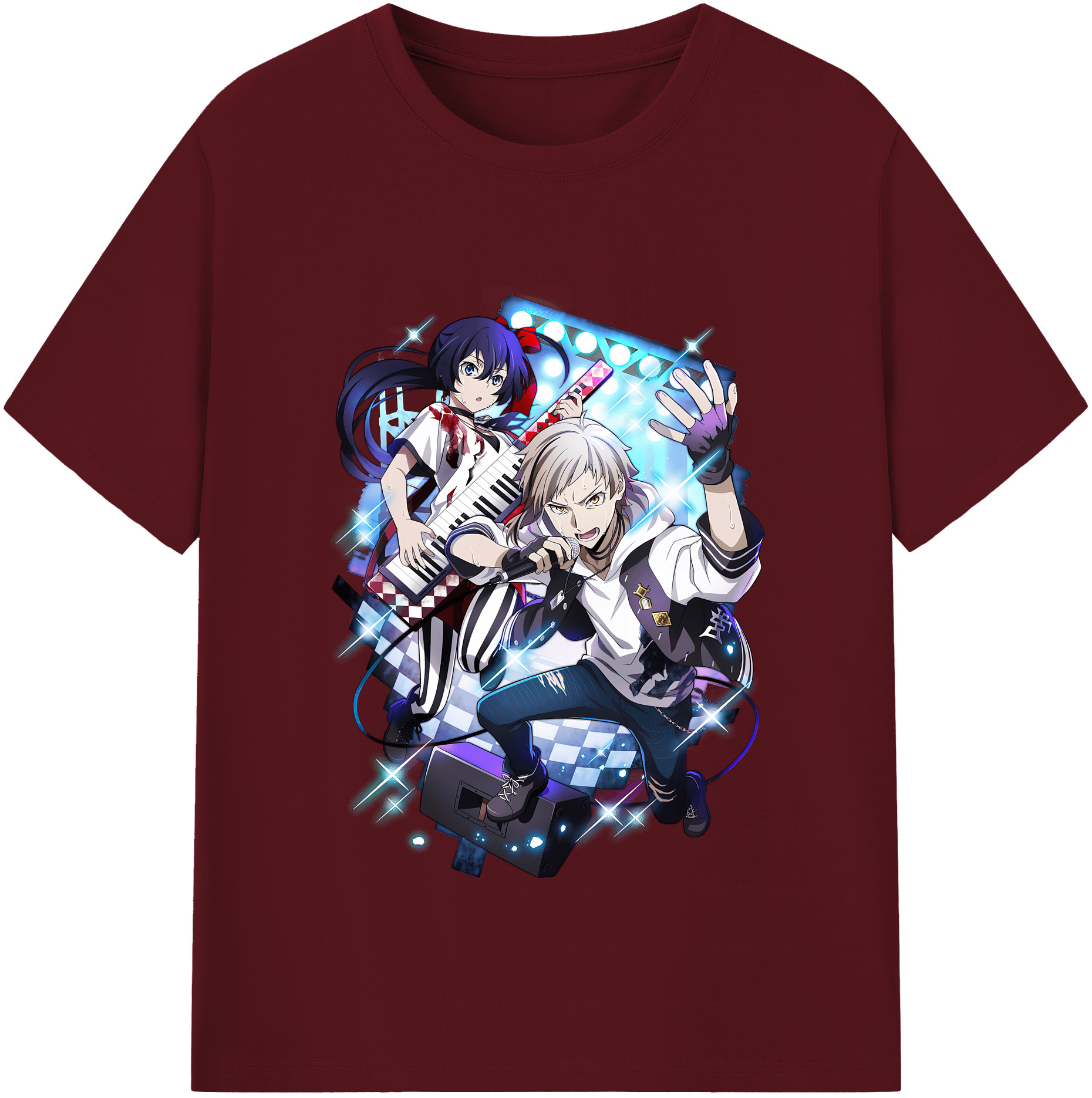 （画像用） 文豪ストレイドッグス Bungo Stray Dogs 綿100％半袖Tシャツ（フロントプリント）